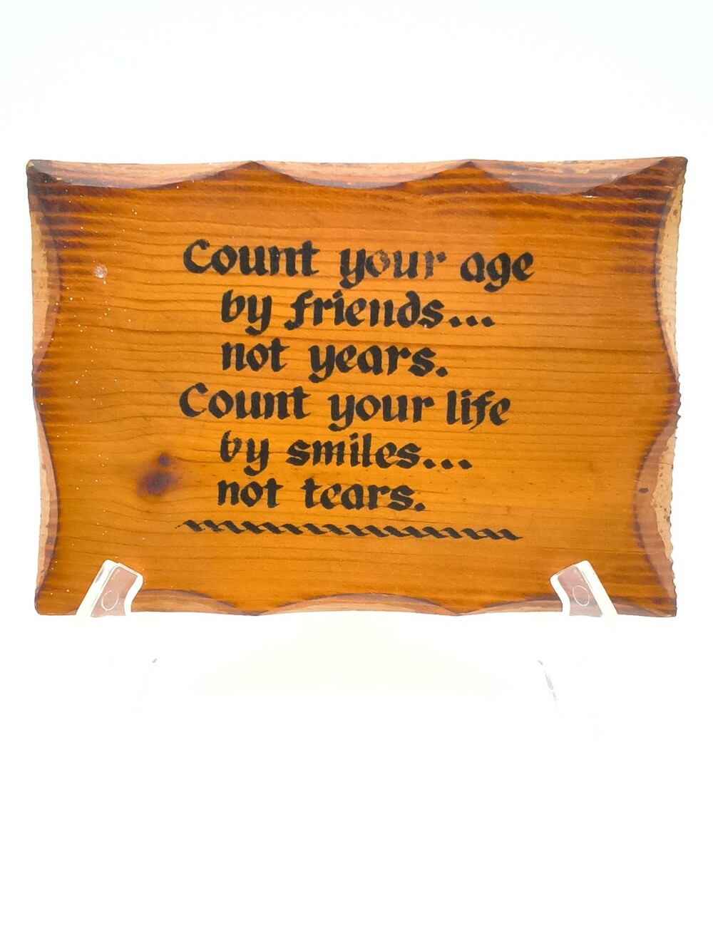 Vintage Wooden Inspirational Sign Rustic Wood Quote Plaque